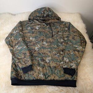 Perseverance Survival Digital Camo Hoodie Front Pocket Made in USA Size Large